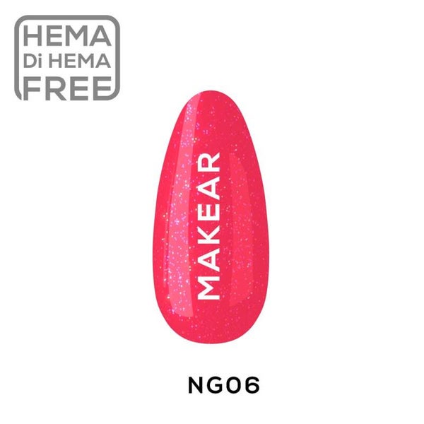 NG06 Makear Neon Gellak – 8ml (HEMA Free)