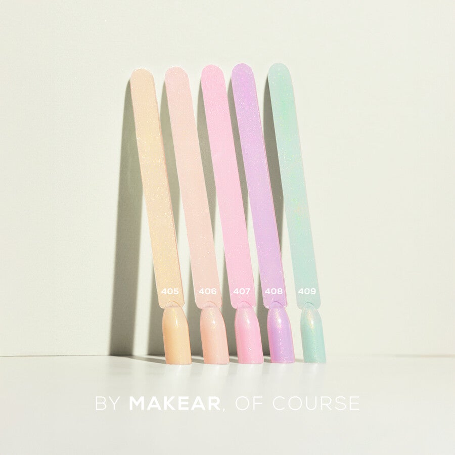 Makear Pastel Princess Gellak Set – 405–409 (HEMA Free)