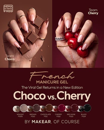 MAKEAR French Manicure Gels voor French tips en nail art