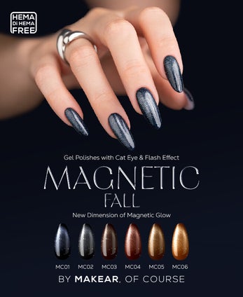MAKEAR Magnetic Fall Cat Eye & Flash gellak collectie