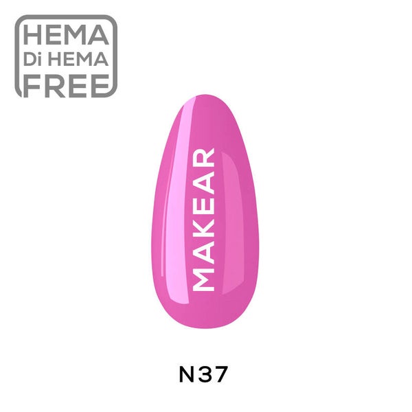 N37 Neon Candy UV Gel Polish Makear 8 ml – HEMA FREE Neon Pastel Gellak