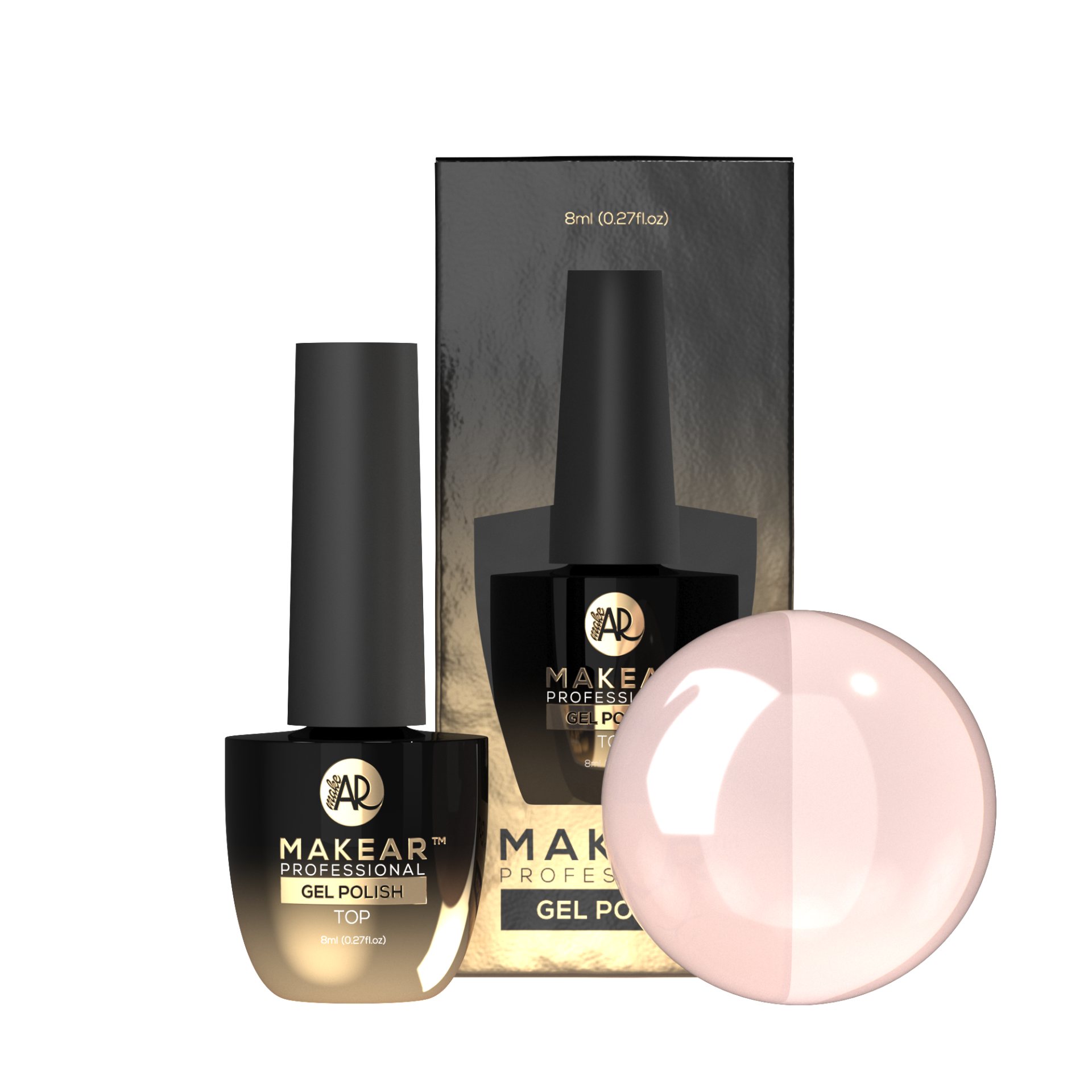 Top No Wipe Milky Nude 8ml