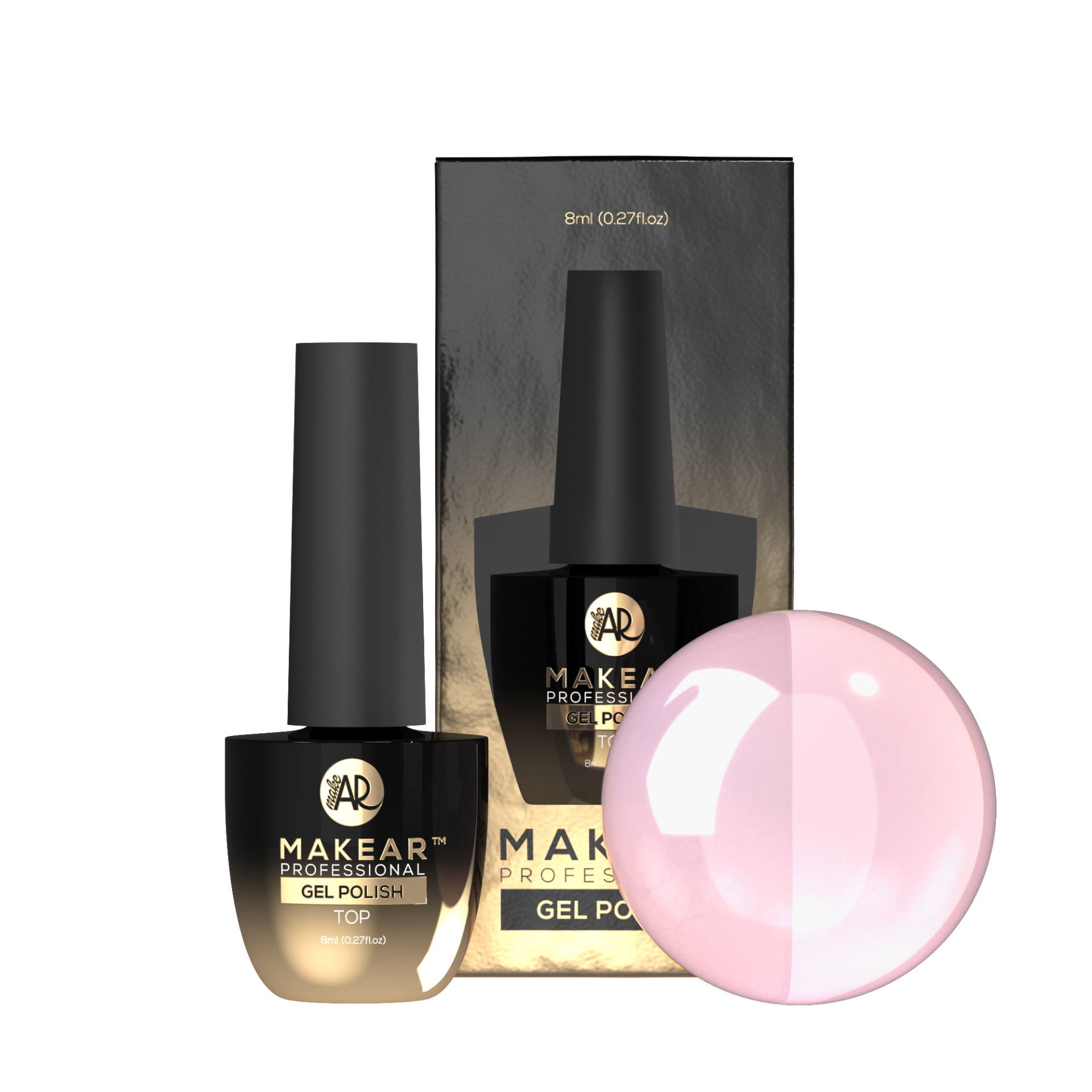 Top No Wipe Milky Pink 8ml