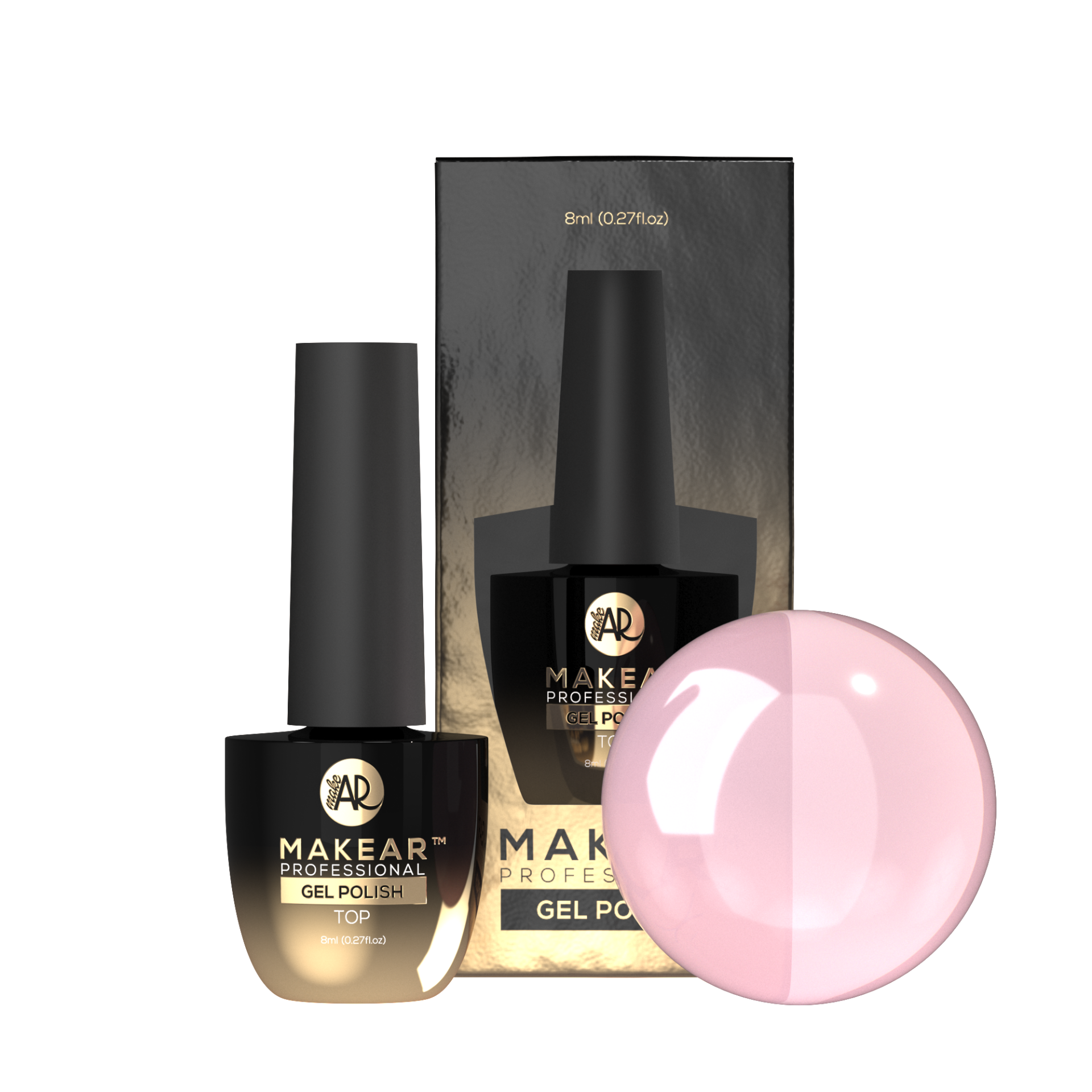 Top No Wipe Milky Rose 8ml