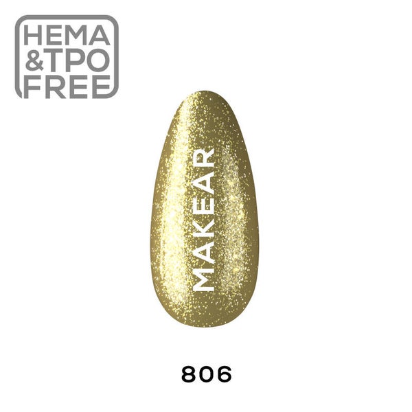 806 Premium Glitter Gel Polish 8ml