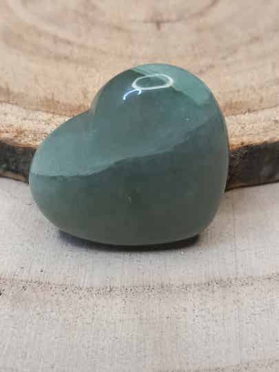 Coeur aventurine verte 3cm