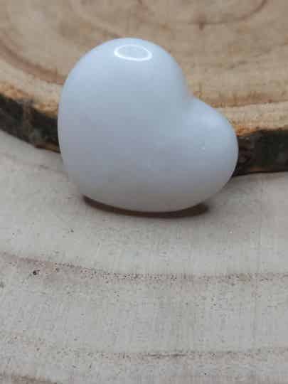 Coeur cristal de roche 3cm