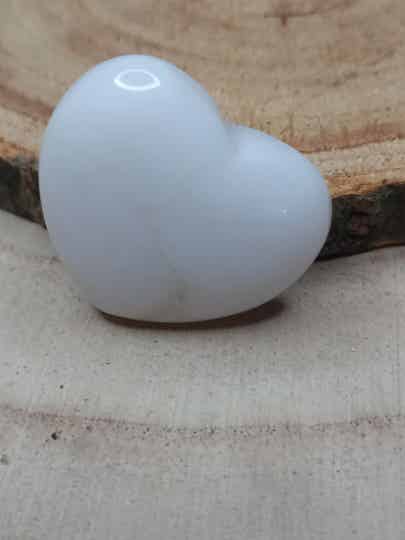 Coeur cristal de roche 3cm