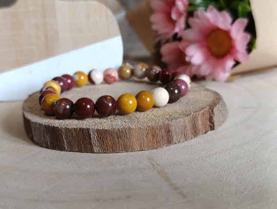 Bracelet Jaspe MOKAITE A  8mm