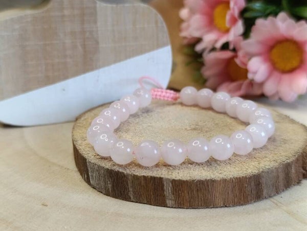 Bracelet coulissant Quatrz Rose