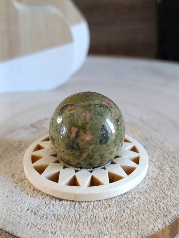 Sphère 30 mm UNAKITE A