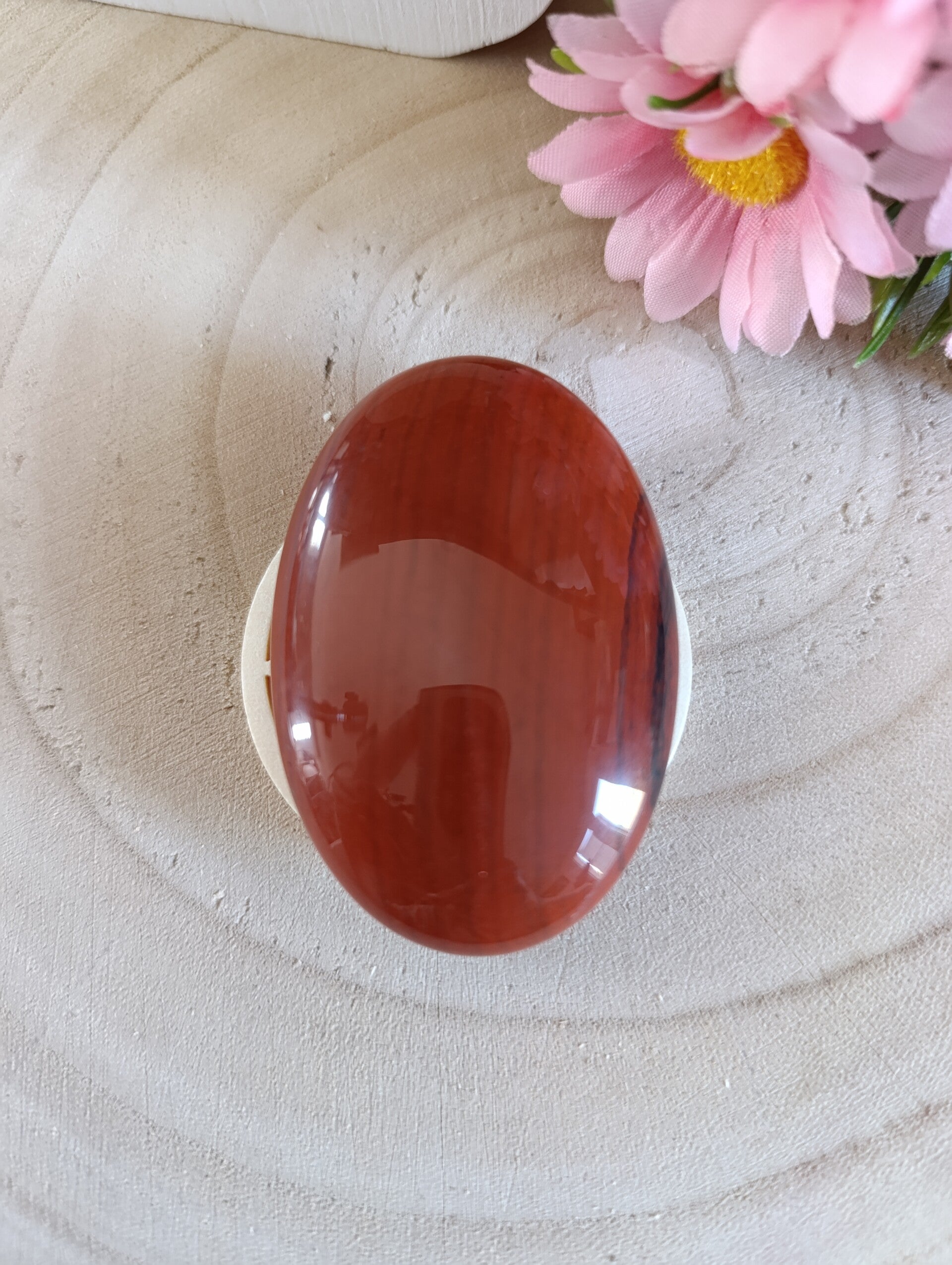 Galet 45 Jaspe rouge A