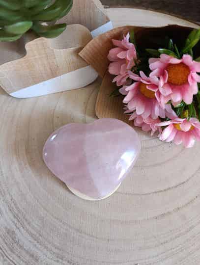 Galet QUARTZ ROSE A+ 74mm