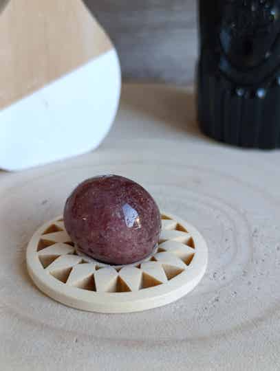 Pierre roulée QUARTZ FRAISE AA