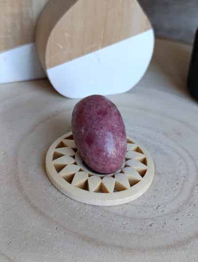 Pierre roulée RHODONITE MADAGASCAR AA+