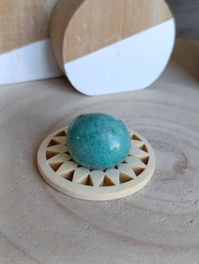Pierre roulée AMAZONITE PEROU A