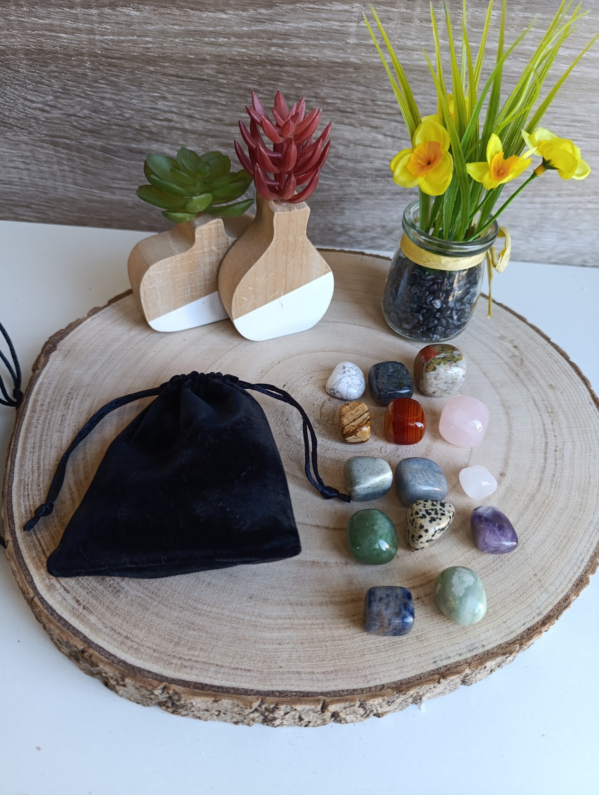 Pochon découverte 14 pierres