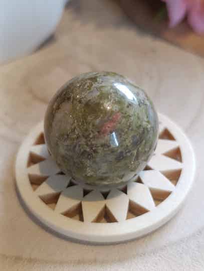Sphère 30 mm UNAKITE A