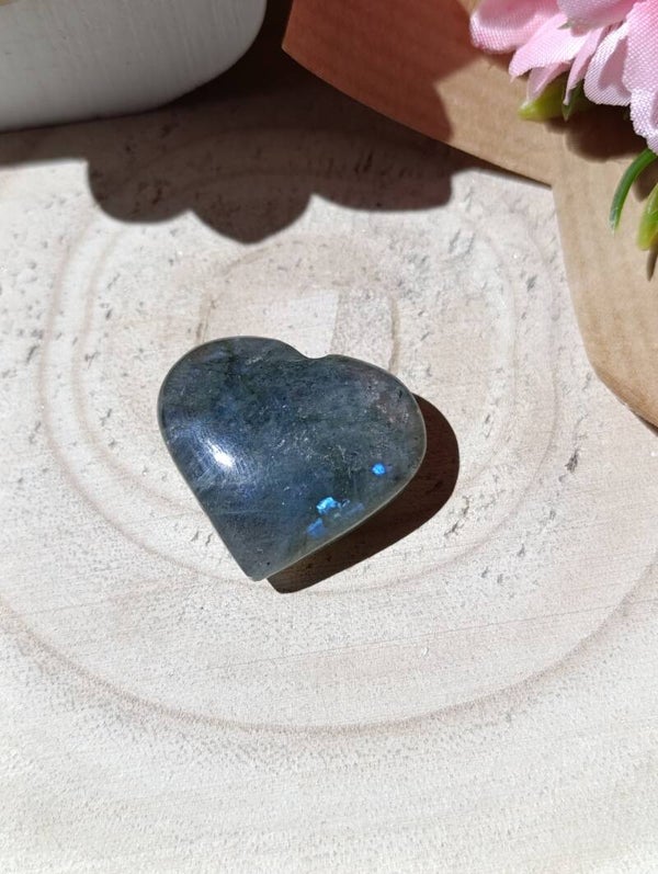 Petit Coeur - Labradorite - Taille M