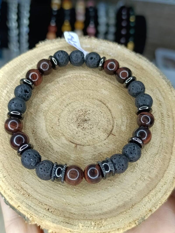 bracelet homme oeil de taureau