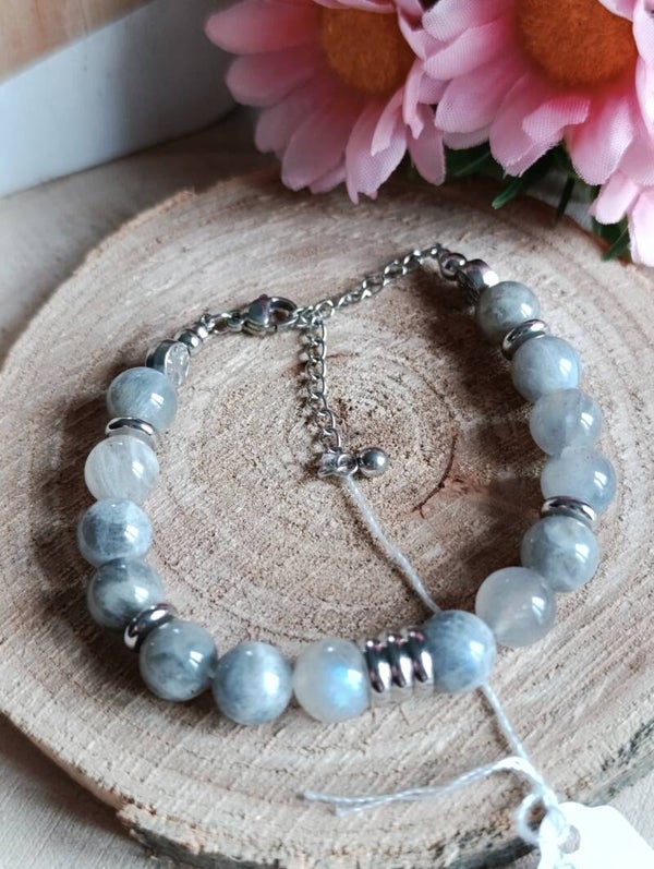Bracelet 8mm Labradorite