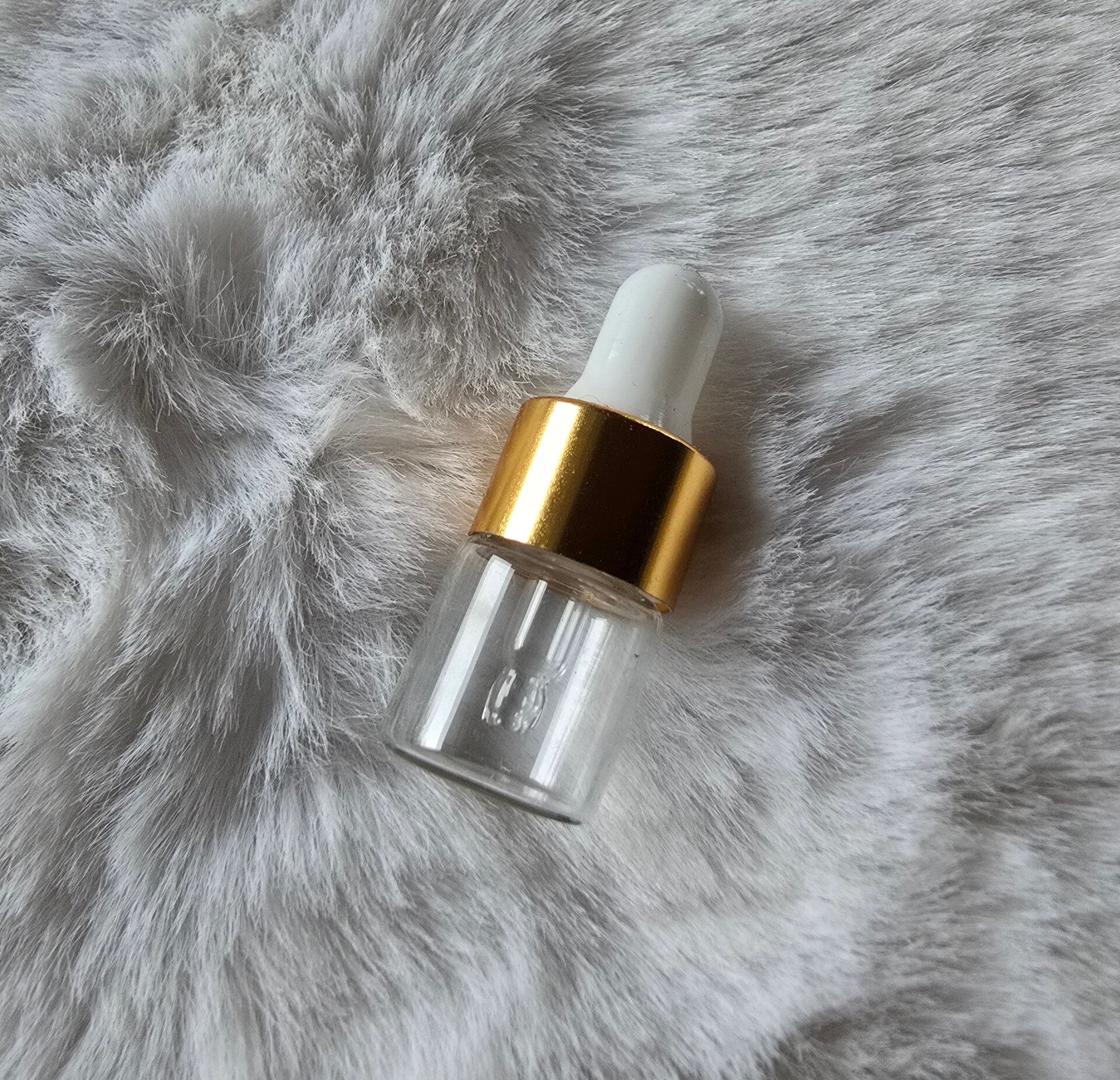 Geurolie | Transparant pipetflesje - Goud  | 2 ml