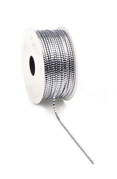 Circle koord/krullint | Zilver | 3mm | Per meter