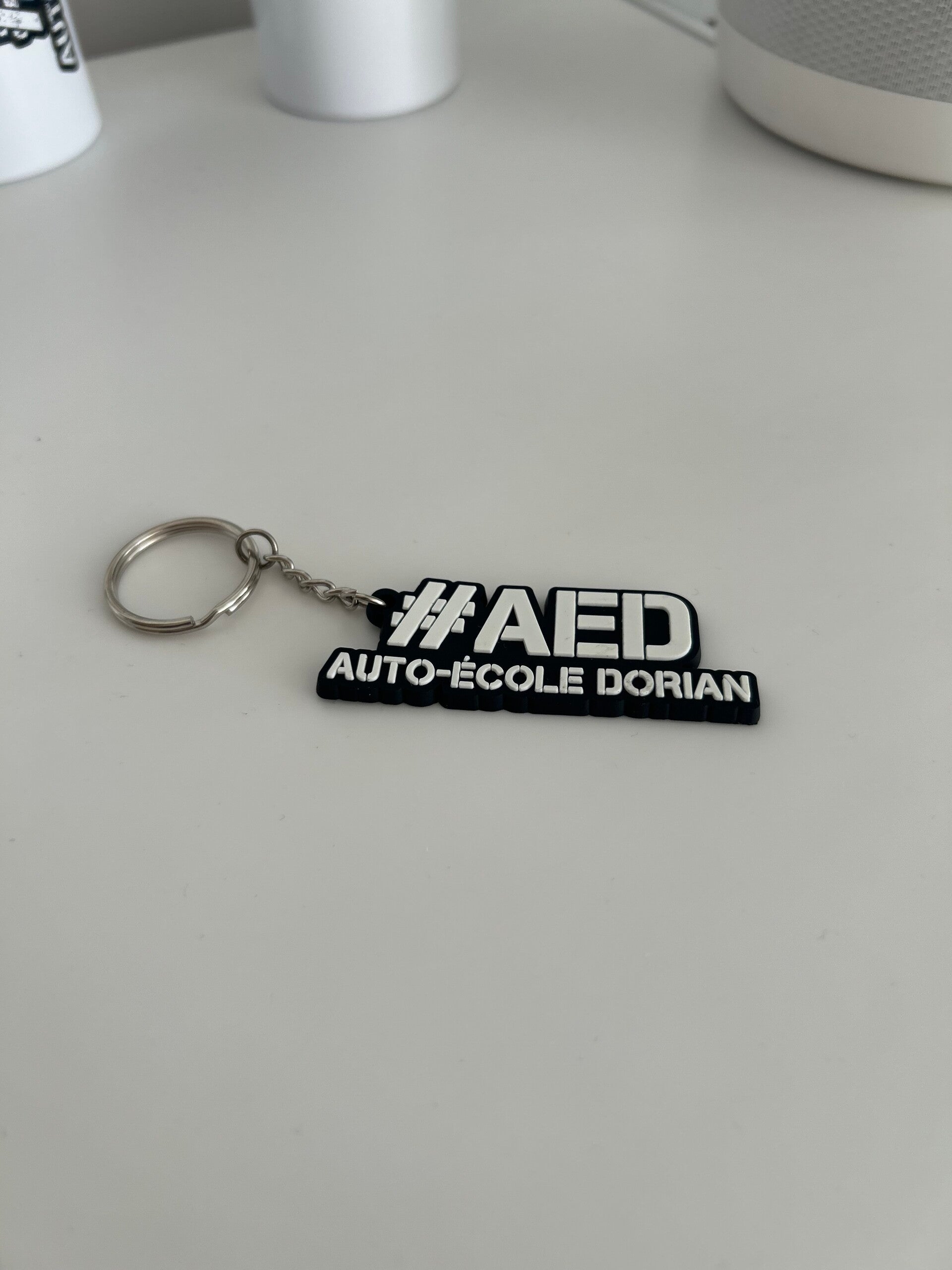 Porte-clés 3D #AED