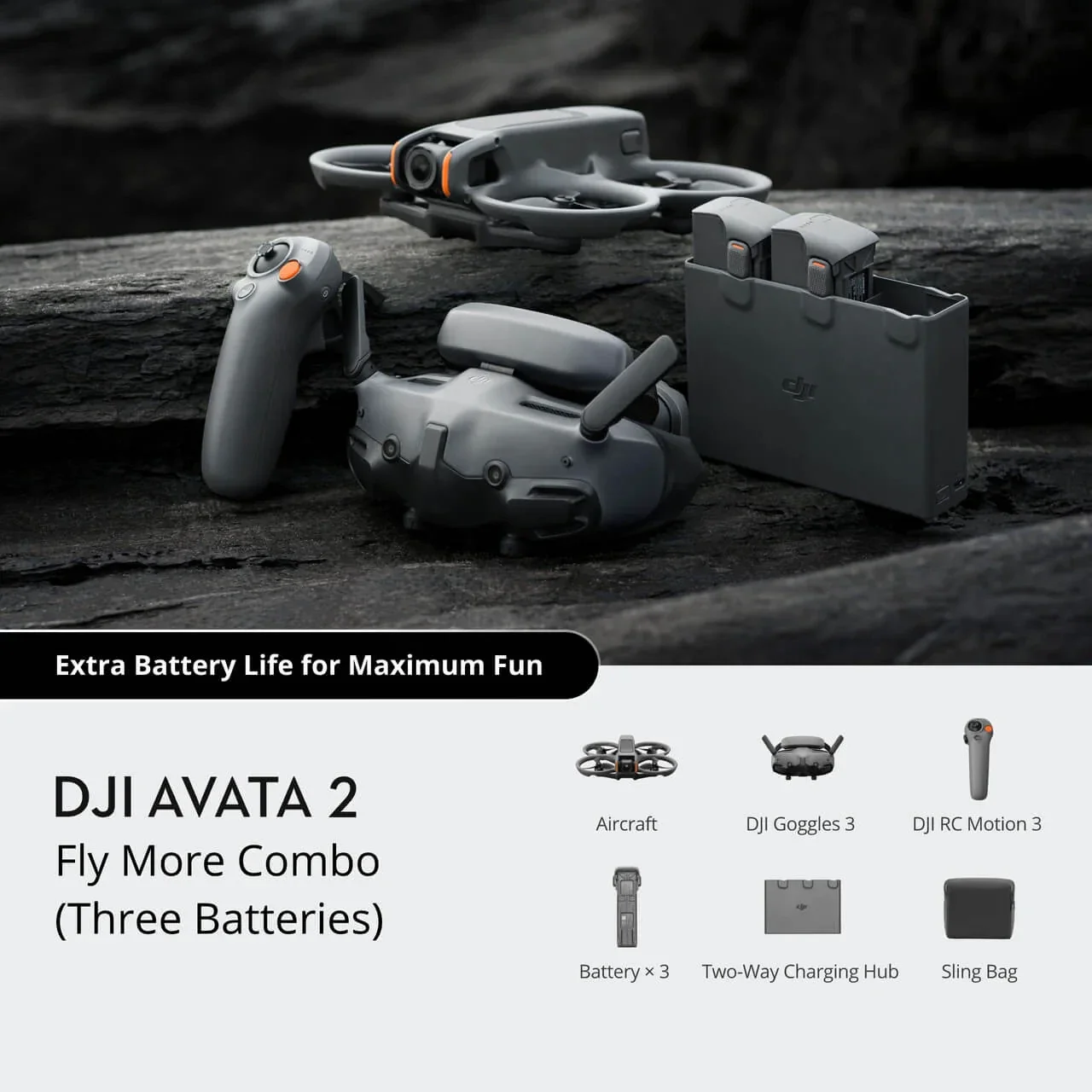 DJI Avata Fly More Combo with DJI Goggles 2 and Motion Controller