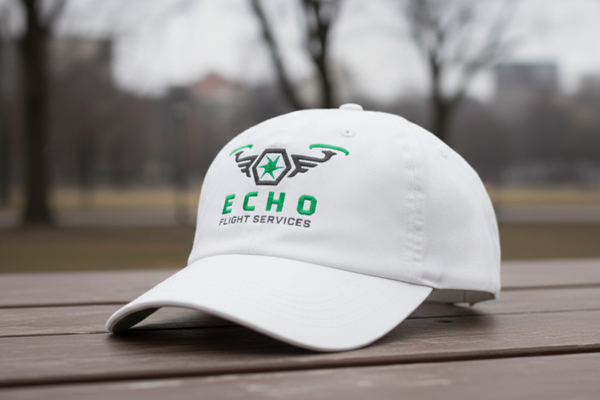 Echo Embroidered  Ball Cap