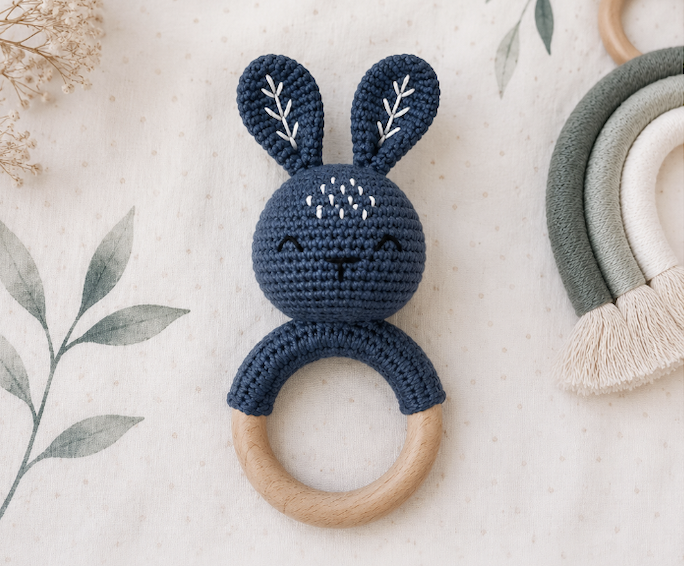 🐰 Hochet lapin en crochet