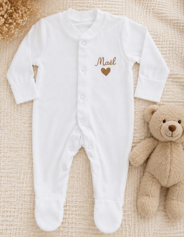 Pyjama bébé personnalisé 🤍