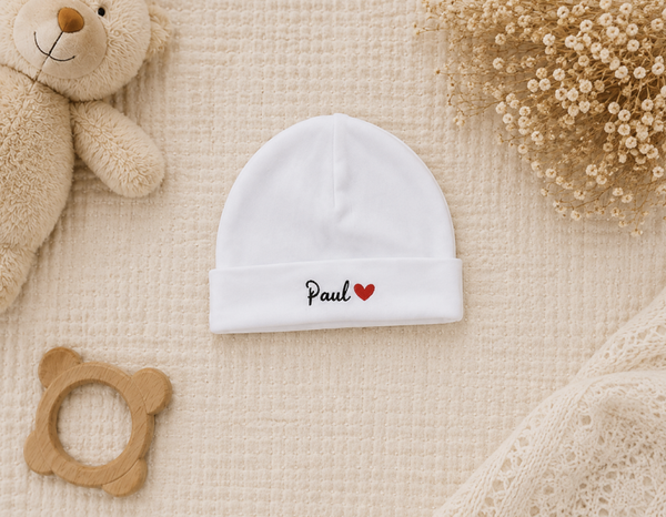 Bonnet bébé personnalisé 🤍
