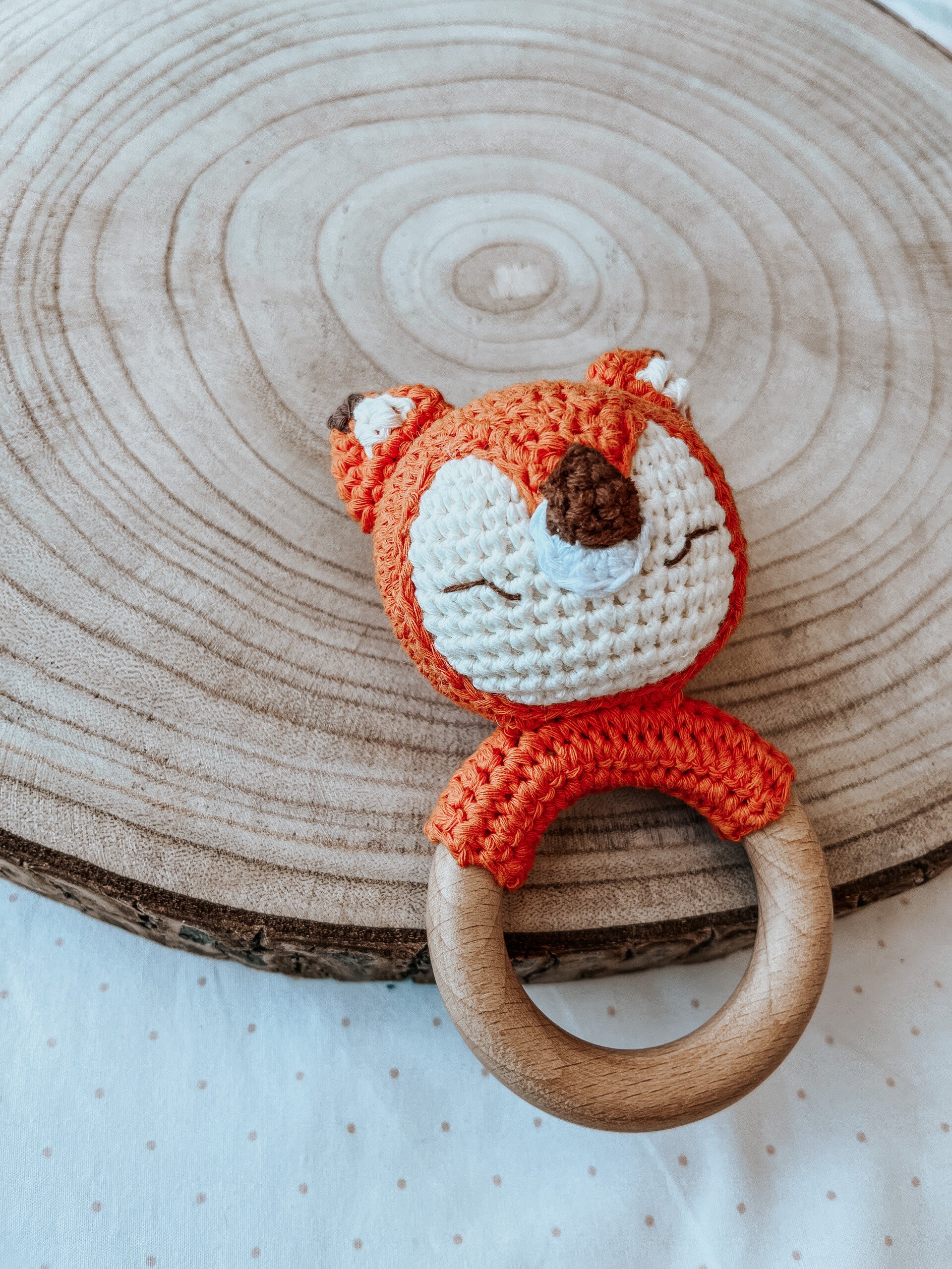 🦊 Hochet renard en crochet