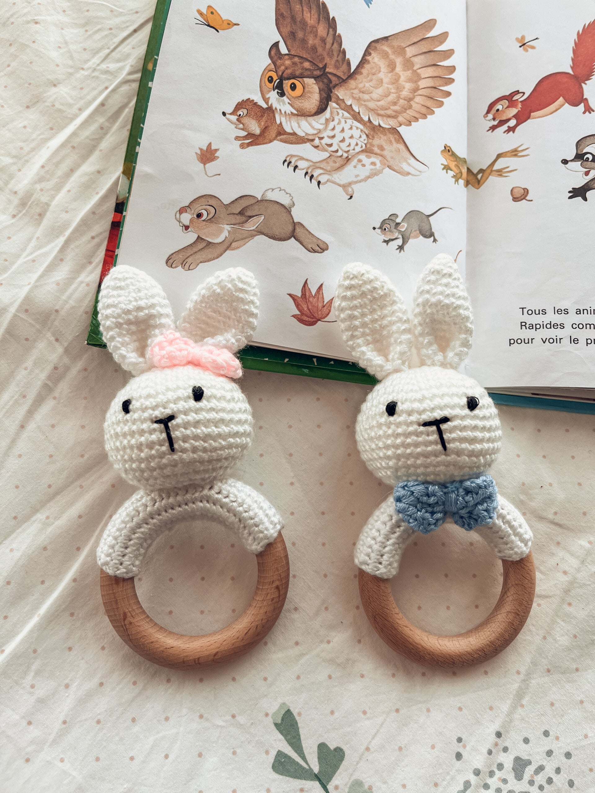 🐰 Hochet lapin en crochet