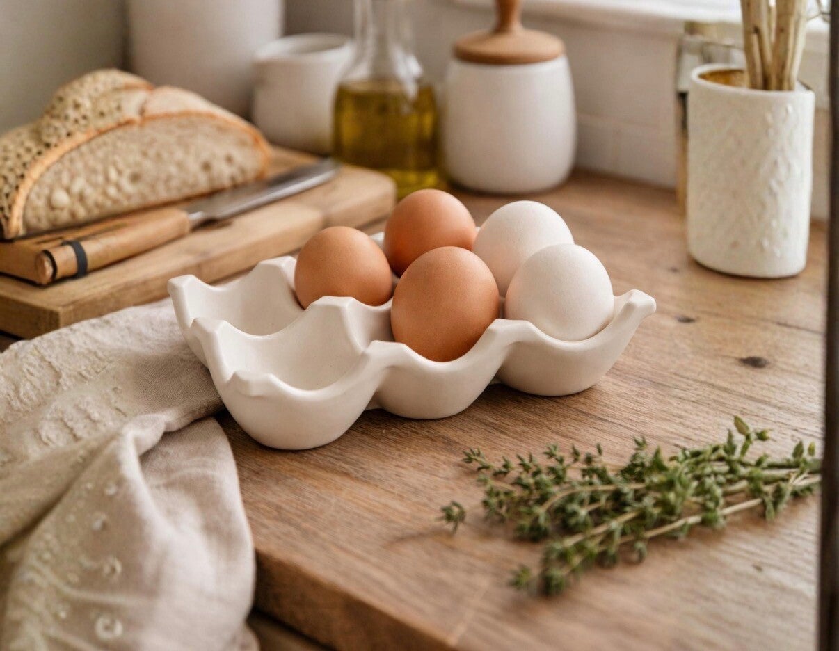 Support à œufs artisanal – 6 œufs