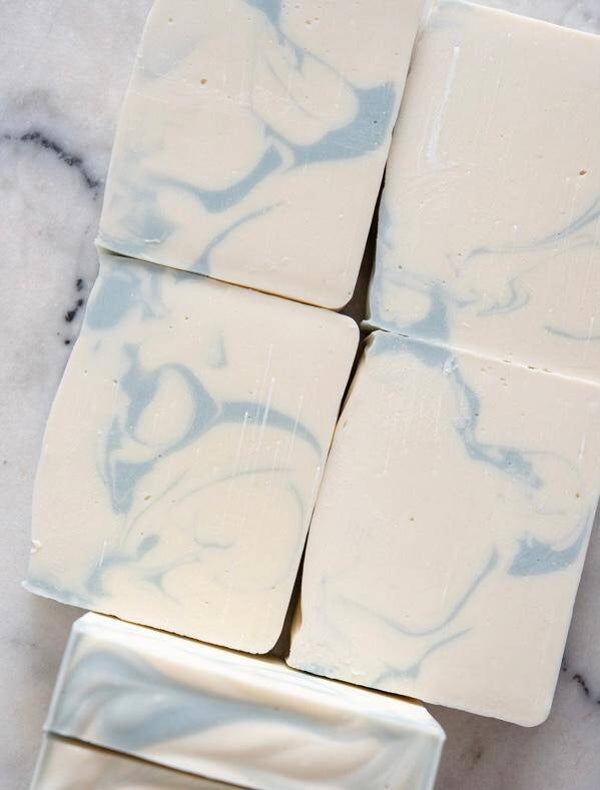 Swirl zeepbar handgesneden