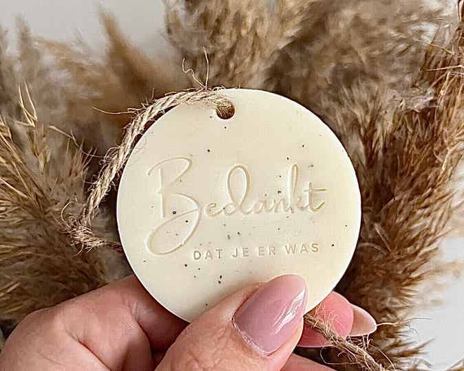 Ronde zeephanger inclusief STANDAARD bedrukking