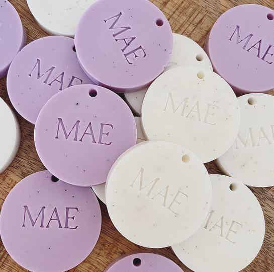 Zeephanger rond met koffie inclusief bedrukking