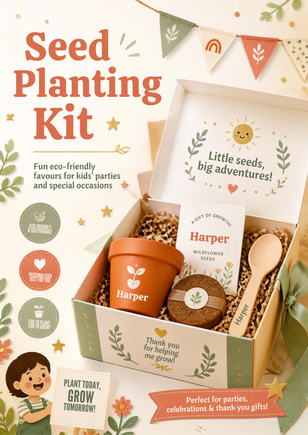 Personalised Seed Planting Kits - Per 10