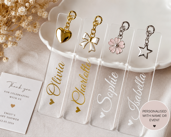 Personalised Acrylic Bookmark - Per 10