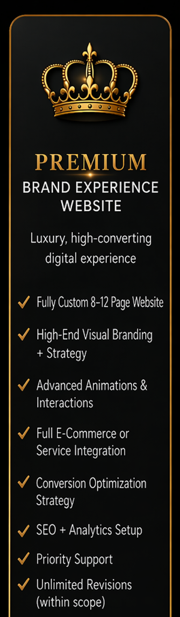 Premium Brand Experience Website