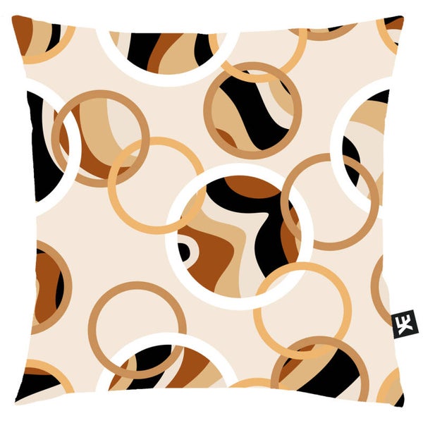 SIERKUSSEN ABETONE | BEIGE BRUIN | SOFT VELVET