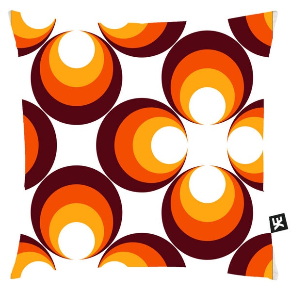 SIERKUSSEN ACCADIA | ORANJE  | SOFT VELVET