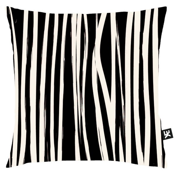 SIERKUSSEN ACEMO | ZWART ECRU | SOFT VELVET