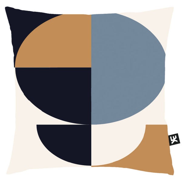 SIERKUSSEN ANDALO | BLAUW | BEIGE | ECRU | SOFT VELVET
