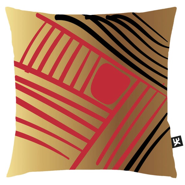 SIERKUSSEN ANGERA | GOUDGEEL | SOFT VELVET