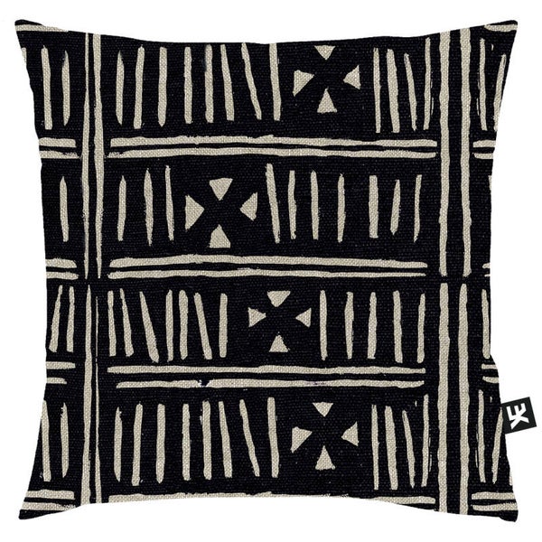 SIERKUSSEN RONZO I | BEIGE ZWART | CANVAS