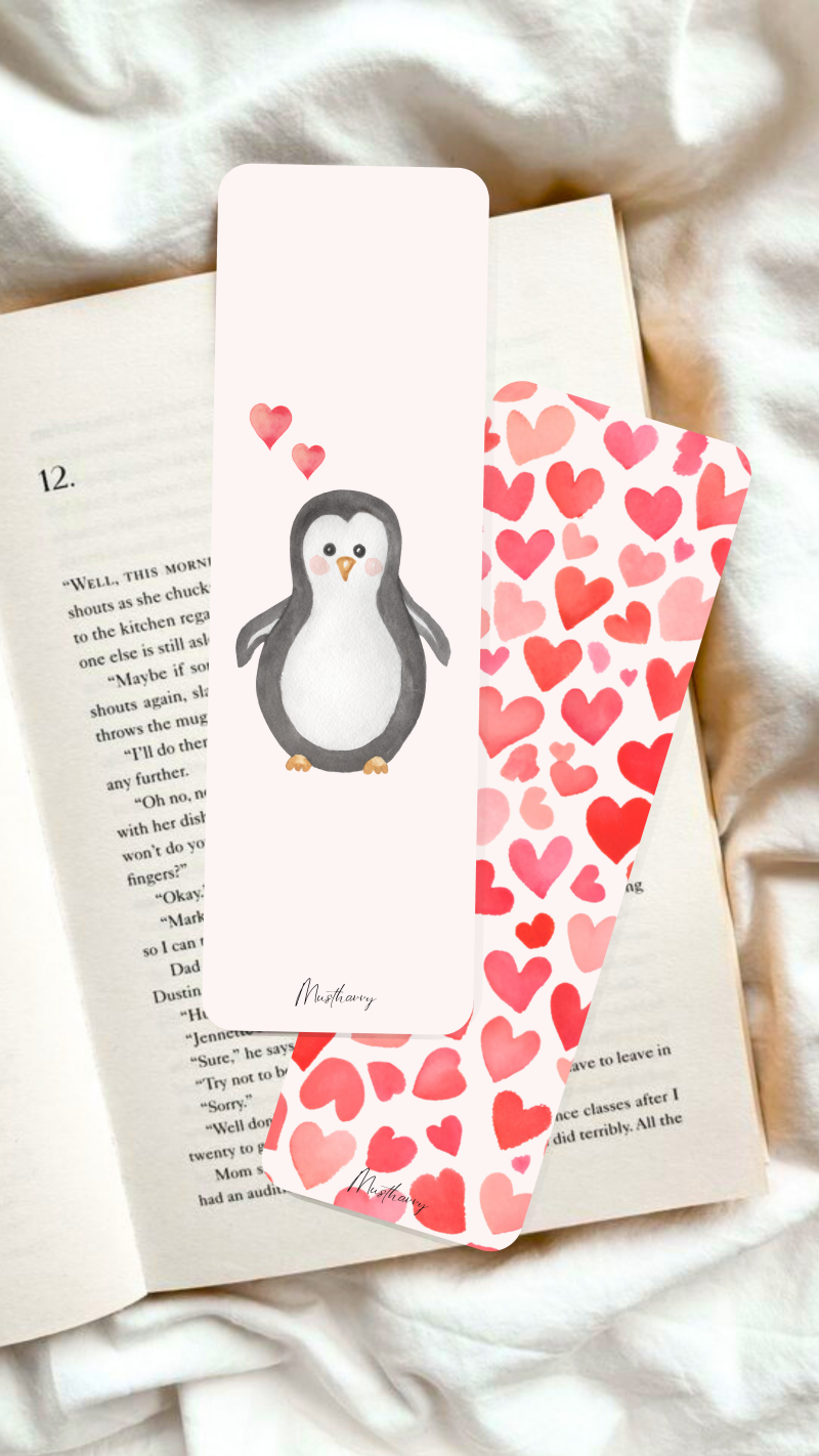 Penguin love Bookmark