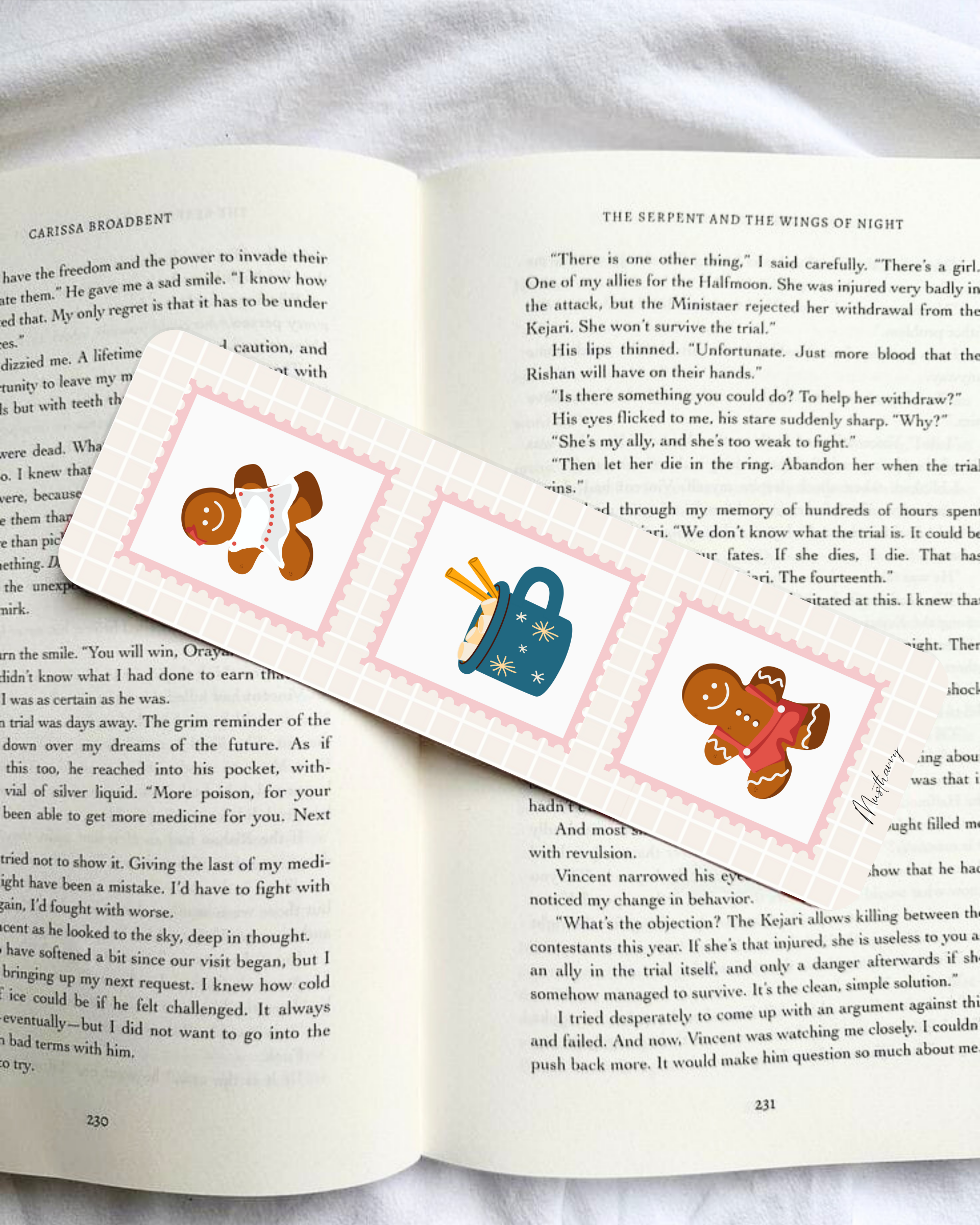 Cozy stamps Bookmark